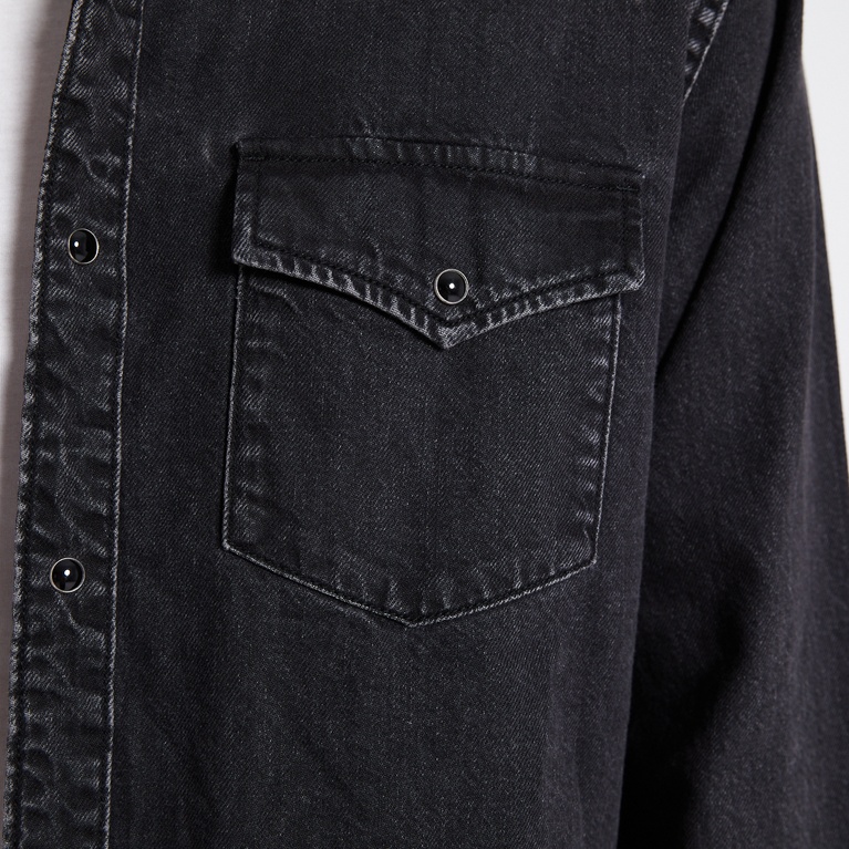 Denim shirt "Clint" Black Used